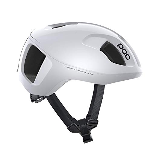 POC Ventral SPIN - Casco Ciclismo, S (50-56cm), Blanco (Hydrogen White Raceday)