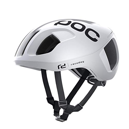 POC Ventral SPIN - Casco Ciclismo, S (50-56cm), Blanco (Hydrogen White Raceday)