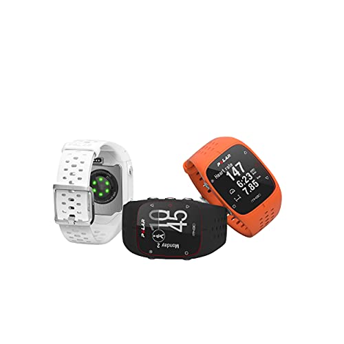 Polar M430 Reloj de Running con GPS y Frecuencia cardíaca en la muñeca - Multideporte - Actividad 24/7 - Naranja, M/L