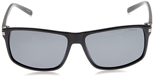 Polaroid PLD 2019/S Y2 D28 59 Gafas de Sol, Negro (Shiny Black/Grey Pz), Hombre