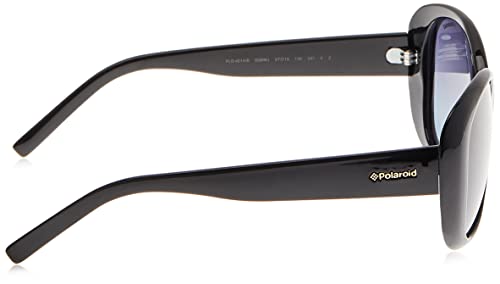 Polaroid PLD 4014/S WJ D28 Gafas de Sol, Negro (Shiny Black/Grey SF Pz), 57 para Mujer
