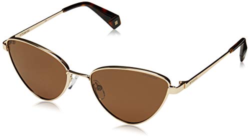 Polaroid PLD 6071/S/X Gafas de Sol, Multicolor (Gold), 56 para Mujer