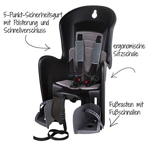 Polisport Poolisport Asiento, Infantil, Negro, Talla única