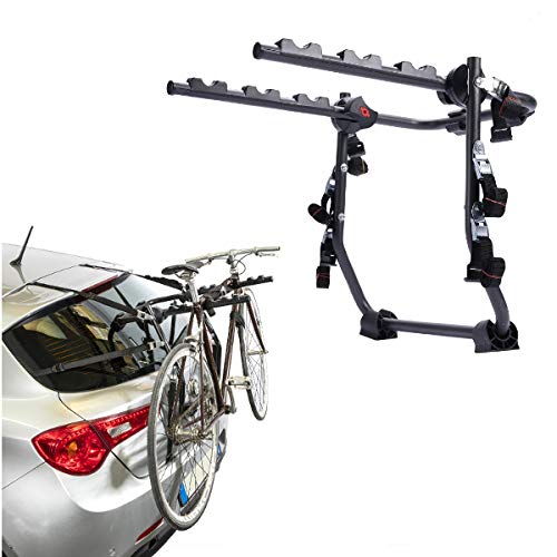 Portabicicletas para capó trasero compatible con Suzuki Swift 3P 05-09 3 bicicletas bicicleta transporte bicicleta coche viaje