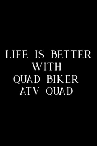 Pottery Project Book - Four Wheeler Bikes Life Is Better With Quad Biker ATV Quad Funny: Quad Biker Atv Quad, Pottery Project Journal Containing 100 ... Pottery Log Book, Pottery Notebook ,D