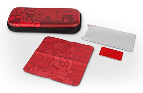 PowerA - Kit de Estuche Protector con Atril para Nintendo Switch Lite, diseño de Super Mario