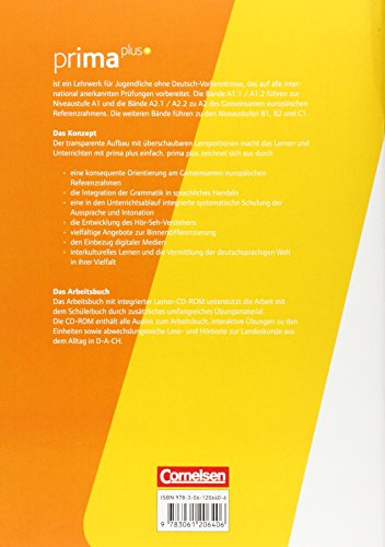 Prima Plus A1.2 Ejercicios (INcluye CD): Arbeitsbuch A1.2 mit CD-Rom