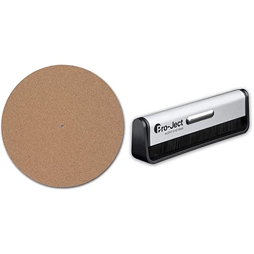 Pro-Ject Tappeto - Placa Protectora para Tocadiscos con Características Especiales De Sonido + Brush It - Limpiador De Discos