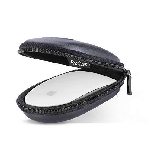 ProCase Bolsa Organizadora para Apple Magic Mouse, Portable Carcasa Rígida EVA Protectora de Transporte para Macbook Magic Mouse 2 1 y Ratón de Logitech -Negra