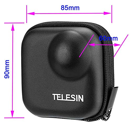 Protector de Pantalla para Gopro MAX y Mini Estuche, ULBTER 0,3 mm Dureza 9H Vidrio Templado Antiarañazos Antihuellas Antiburbujas【3 +1 Unidades】