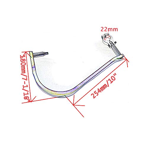 Protectores de Mano para Moto Aluminio para Motocicleta Motocross Dirtbike MX ATV Protectores de Manillar de 22mm