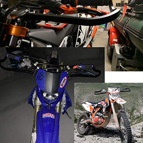 Protectores de Mano para Moto Aluminio para Motocicleta Motocross Dirtbike MX ATV Protectores de Manillar de 22mm