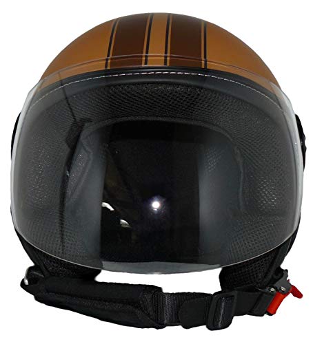 Protectwear Casco abierto con facial con visera larga H710-BR-L