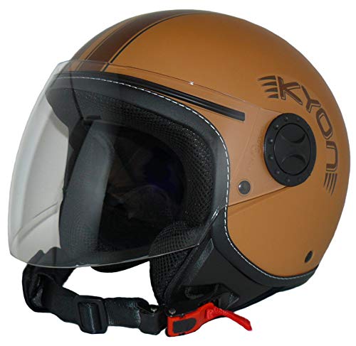 Protectwear Casco abierto con facial con visera larga H710-BR-L