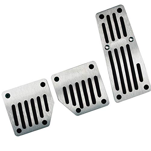 PS026 - Sport Juego cubierta del pedal, tapa cojín del pedal recubrimiento de goma antideslizantes coche