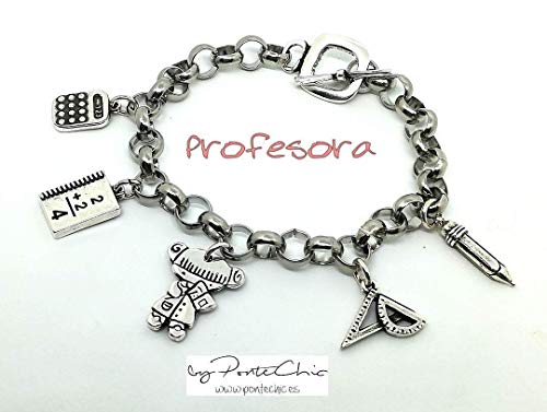 Pulsera Temática"PROFESORA" FIN DE CURSO