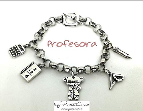 Pulsera Temática"PROFESORA" FIN DE CURSO