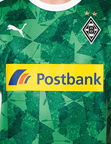 PUMA Bmg Third Shirt Replica with Sponsor Maillot, Hombre, Amazon Green Black, M