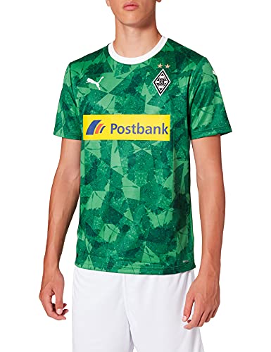 PUMA Bmg Third Shirt Replica with Sponsor Maillot, Hombre, Amazon Green Black, M