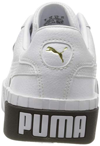 PUMA Cali Wn's, Zapatillas, para Mujer, Blanco (Puma White-Puma Black), 39 EU