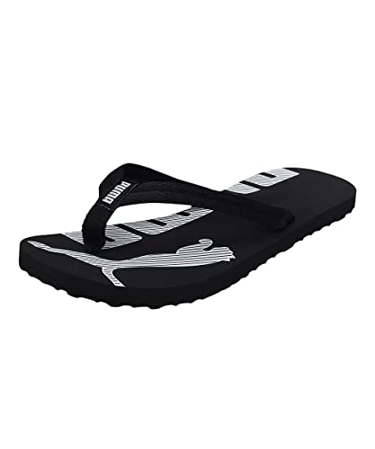 PUMA Epic Flip v2, Zapatos de Playa y Piscina, para Unisex adulto, Negro (black-white), 44.5 EU