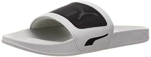 PUMA Leadcat FTR Mono, Sandalias deslizantes Unisex Adulto, Gris Violeta Negro, 43 EU