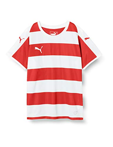 PUMA Liga Hooped Jr Maillot, Unisex niños, Red/White, 128