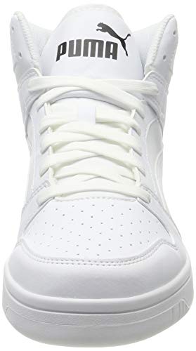 PUMA Rebound Layup SL, Zapatillas Unisex Adulto, Blanco White Black, 42 EU