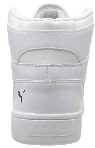 PUMA Rebound Layup SL, Zapatillas Unisex Adulto, Blanco White Black, 42 EU