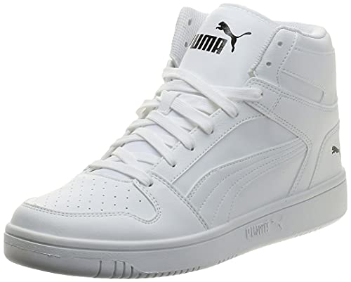 PUMA Rebound Layup SL, Zapatillas Unisex Adulto, Blanco White Black, 42 EU