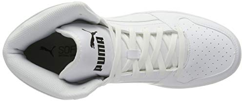 PUMA Rebound Layup SL, Zapatillas Unisex Adulto, Blanco White Black, 42 EU