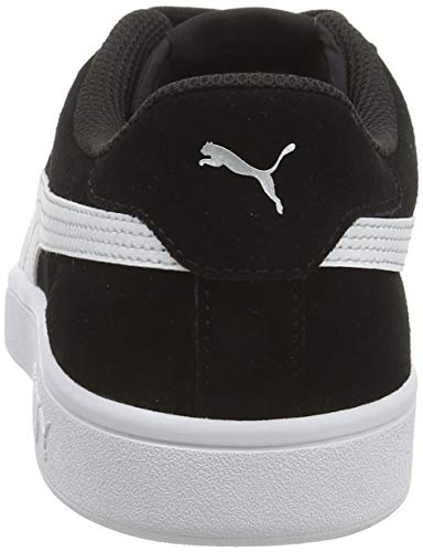 PUMA Smash v2, Zapatillas, para Unisex adulto, Negro (Puma Black-Puma White-Puma Silver), 43 EU