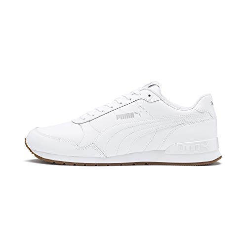 PUMA ST Runner v2 Full L, Zapatillas Bajas, para Unisex adulto, Blanco (Puma White-Gray Violet), 42 EU