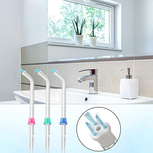 Puntas de Chorro Clásicas de Repuesto Punta de Chorro de Alta Presión Compatible con Waterpik Irrigador Dental de Agua para WP-100 WP-250 WP-400 WP-660 Accesorios de Boquillas (8)