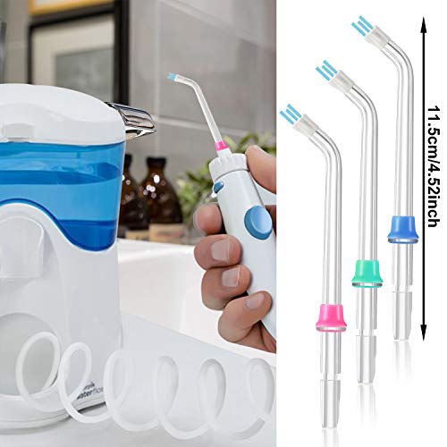 Puntas de Chorro Clásicas de Repuesto Punta de Chorro de Alta Presión Compatible con Waterpik Irrigador Dental de Agua para WP-100 WP-250 WP-400 WP-660 Accesorios de Boquillas (8)