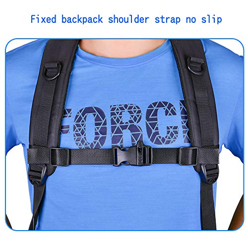 Qoosea 2 Piezas Correa para el Pecho con Silbato Ajuste Pectoral en Mochilas para Senderismo y Salir a Correr