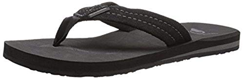 Quiksilver Carver Suede M Sndl Sandalias con Plataforma Plana, Hombre, Negro (Solid Black), 41