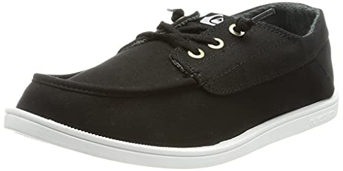 Quiksilver Harbor Dredged, Zapatillas Hombre, Schwarz, 43 EU