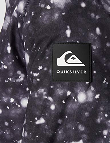 Quiksilver Mission Printed-Chaqueta para Nieve para Hombre, True Black woolflakes, M