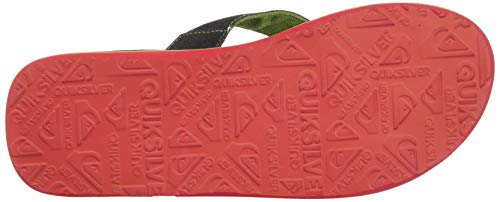 Quiksilver Molokai Abyss, Zapatos de Playa y Piscina Hombre, Verde (Green/Black/Green Xgkg), 43 EU