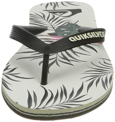 Quiksilver Molokai Everyday Paradise, Chanclas Hombre, Color Negro, Blanco y Negro, 42 EU