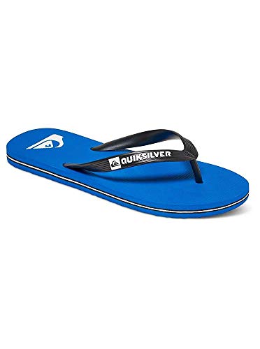Quiksilver Molokai-Flip-Flops For Men, Zapatos de Playa y Piscina Hombre, Negro (Negro/(Xkbk Black/Blue/Black) Xkbk), 44 EU