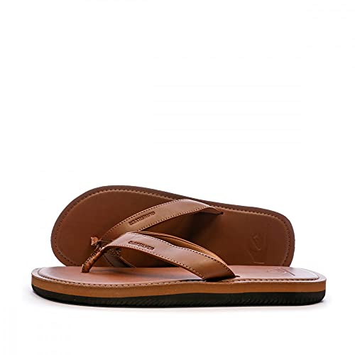 Quiksilver Molokai Nubuck II, Zapatos de Playa y Piscina Hombre, Marrón (Tan/Solid Tkd0), 42 EU