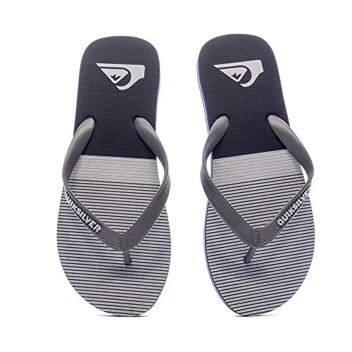 Quiksilver Molokai Tijuana, Zapatos de Playa y Piscina Hombre, Negro (Grey/Grey/Black Xssk), 43 EU