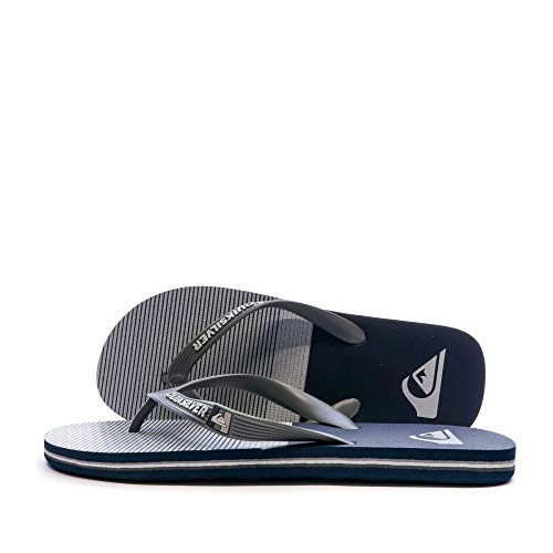 Quiksilver Molokai Tijuana, Zapatos de Playa y Piscina Hombre, Negro (Grey/Grey/Black Xssk), 43 EU