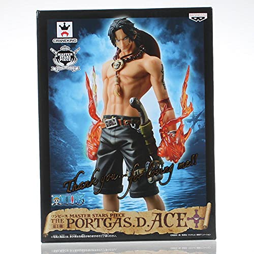 QWEIAS One Piece Fire Punch Ace Action Figure Anime Estatuas PVC Cool Carácter De Acción Realista Modelo De Juguete Decoraciones De Escritorio Decoraciones Coleccionistas Home Car A-21cm