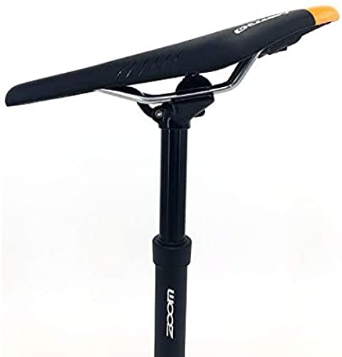 QYC Tija de SillíN TelescóPica, Tija de Sillin de MTB Bicicleta, Tubo de Asiento Hidráulico Aluminio, Altura Ajustable para Bicicleta de Carretera MTB BMX, Unisex Adulto, 30,9/31,6 x 400 mm-31.6mm