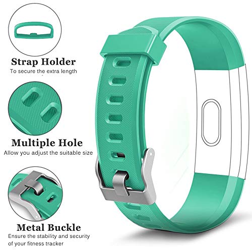 Rayfit Pulseras de Repuesto para Fitness Tracker Correa ID115Plus HR/Correa ID115 Plus HR / SW333 Correa Repuesto de Reloj Deportivo Inteligente Pulseras Actividad Contador Pasos Calorías Podometro