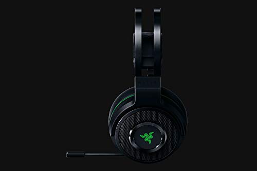 Razer Thresher para Xbox One y Xbox Serie X / S Auriculares Inalámbricos para juegos, 16 horas de duración de la batería,controlador de 50 mm,Windows Sonic,almohadillas de cuero sintético, Plateado