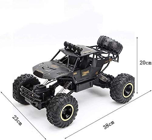 RC Car 4X4 RC Rock Crawler 1/12 4WD Monster Truck Rock Crawler Large Size Remote Control Off Road Car Waterproof 2.4Ghz RC Rock Crawler Excitement Vehicle for Boys Kids (Color : 3 Battery) (2 Batter